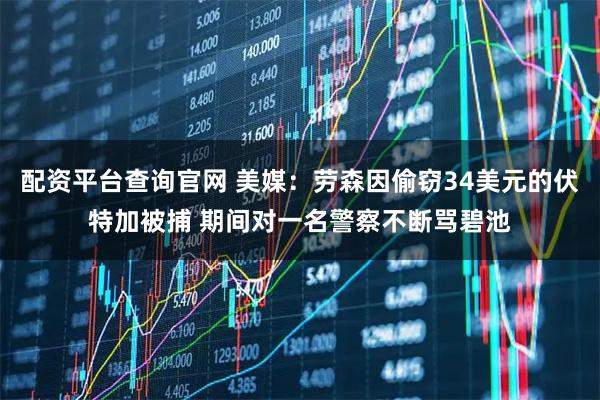 配资平台查询官网 美媒：劳森因偷窃34美元的伏特加被捕 期间对一名警察不断骂碧池